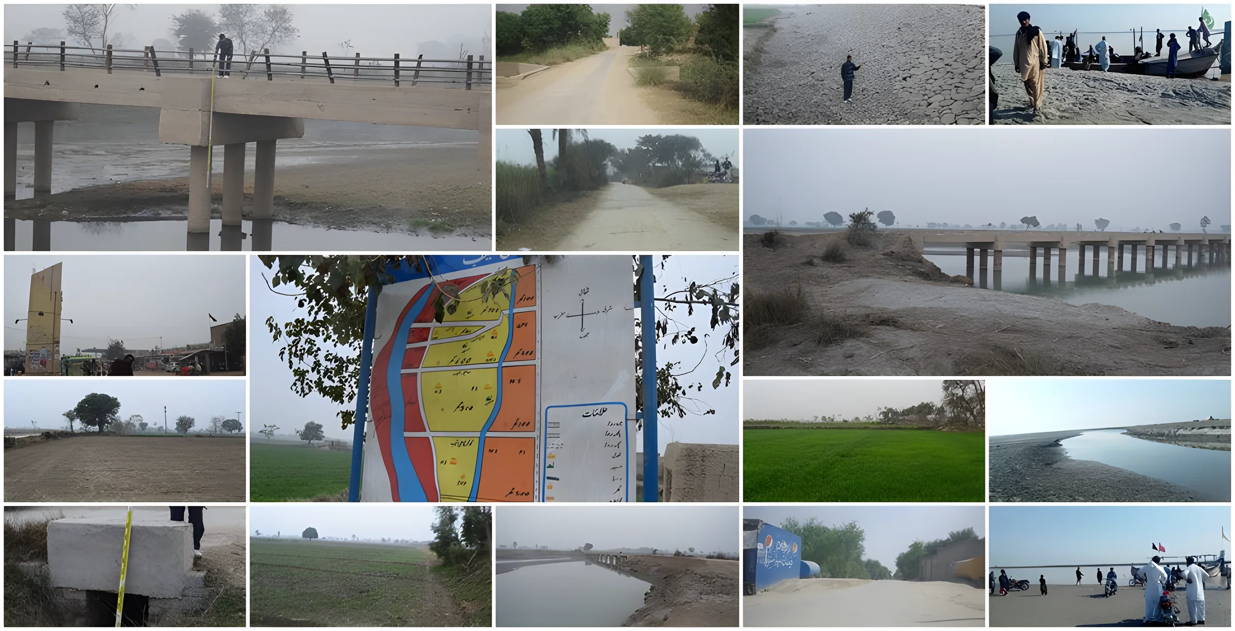 Site survey photographs along the Indus at Layyah