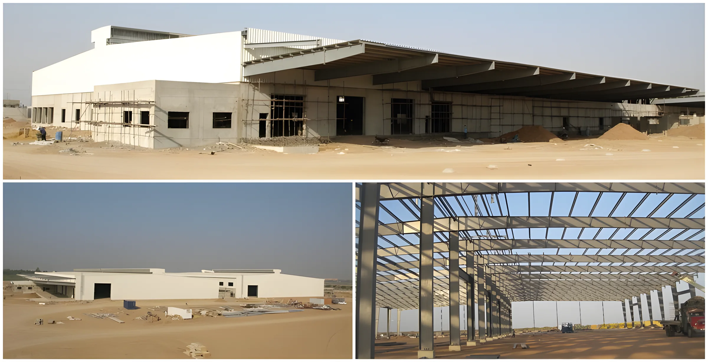 Yamaha factory buildings under construction
